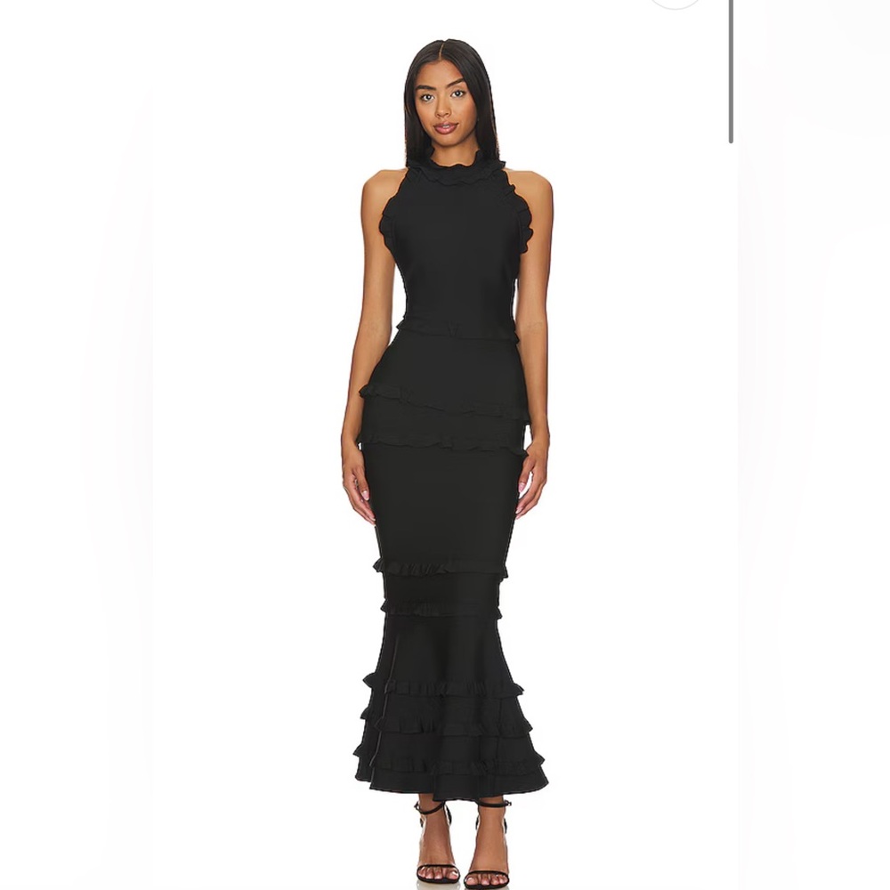 Elliatt Theatrical Gown in Black